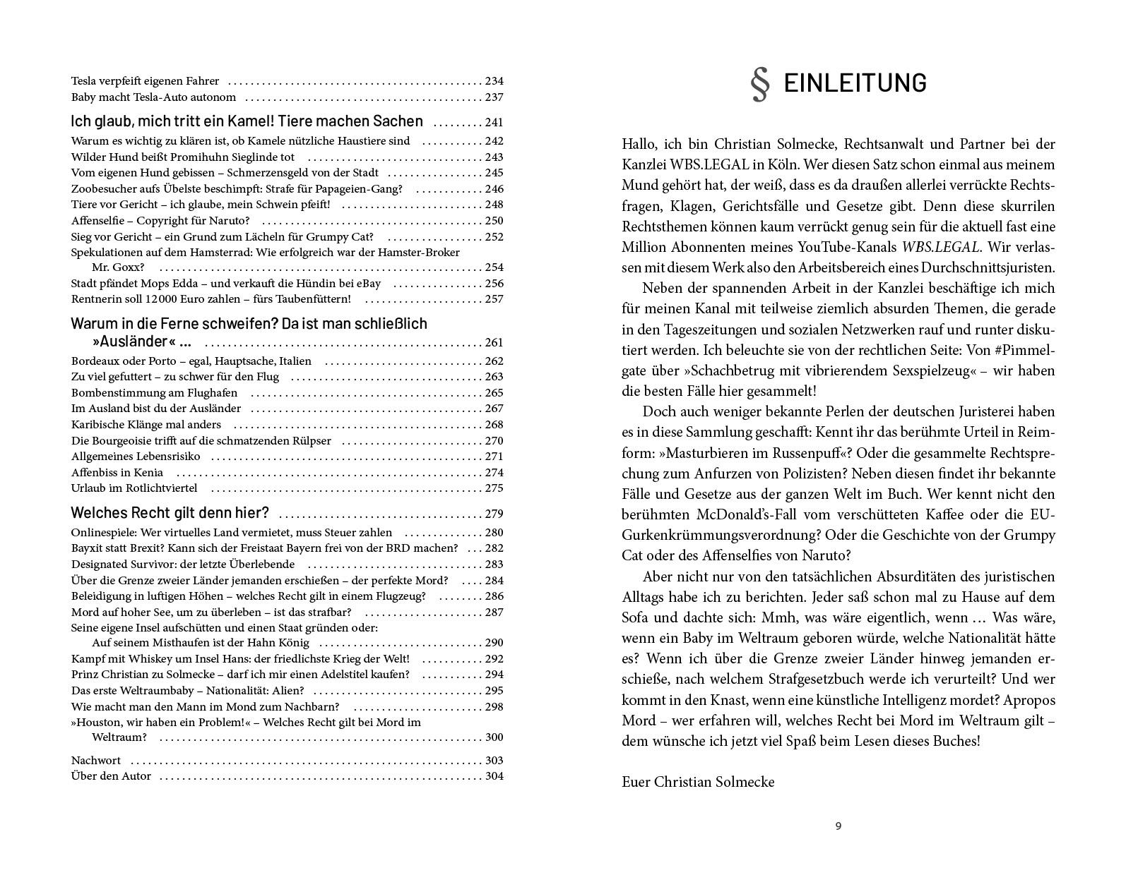 Beispielinhalt (Bild) Welches Recht gilt bei Mord im Weltraum?