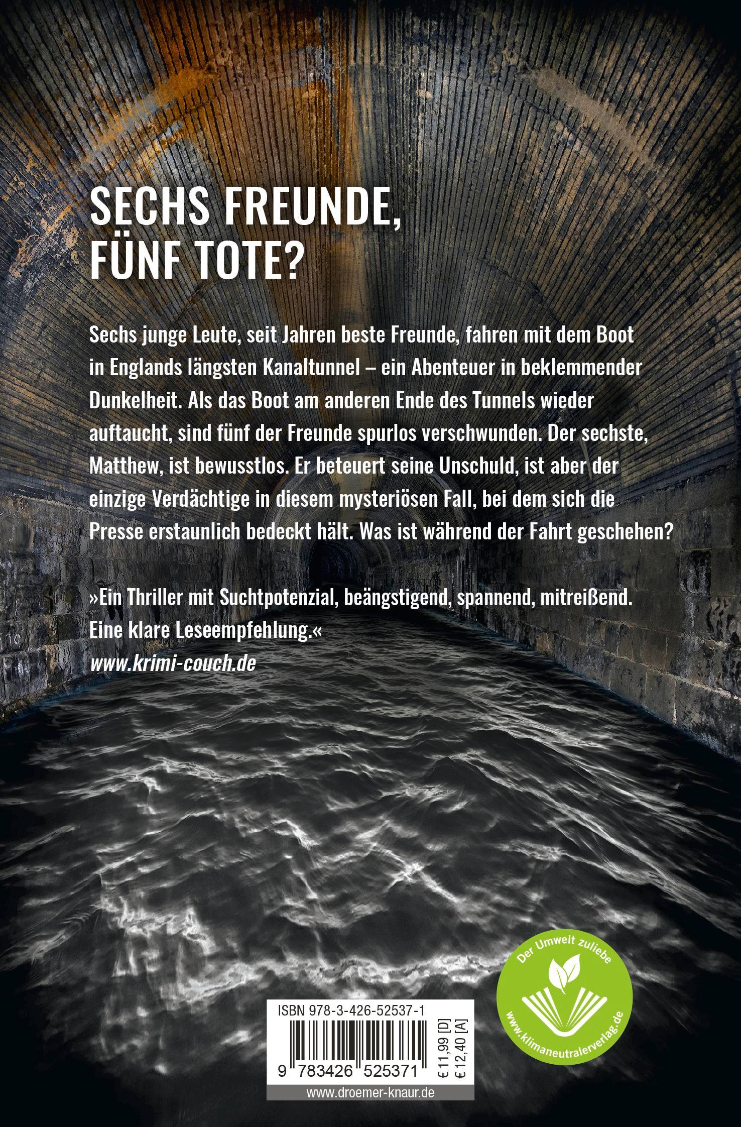 Rückseitencover Der Tunnel - Nur einer kommt zurück