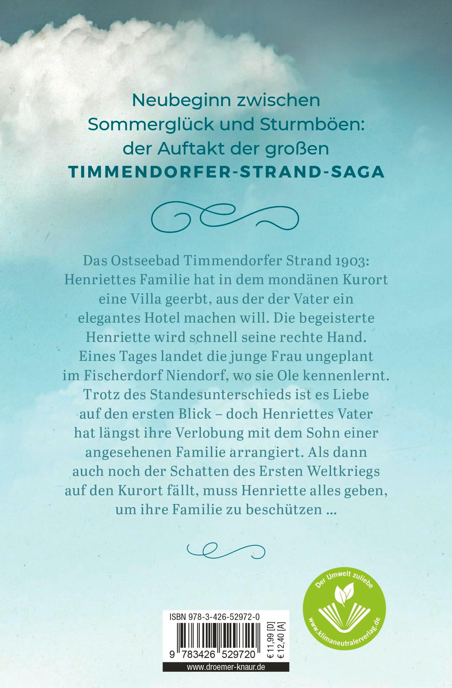 Rückseitencover Die Frauen der Villa Sommerwind. Das Glück am Horizont.