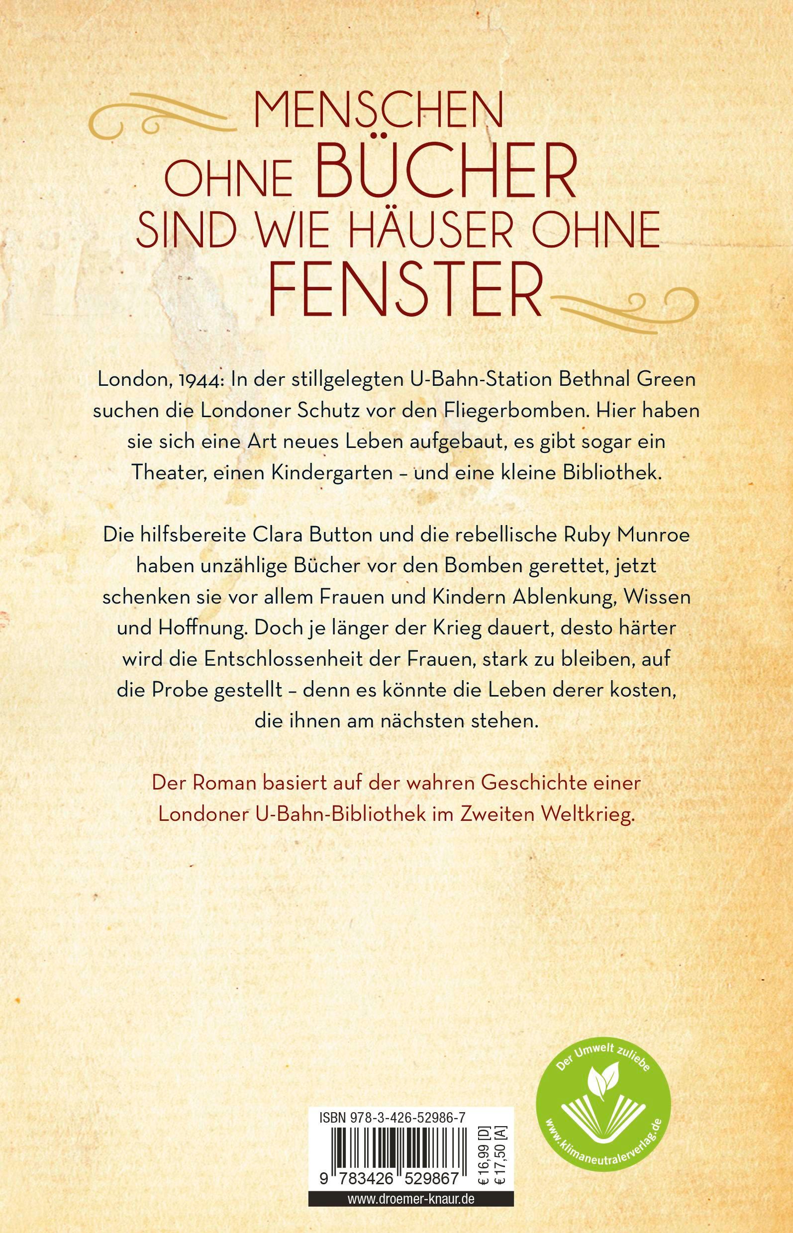 Rückseitencover Die Bibliothek der Hoffnung