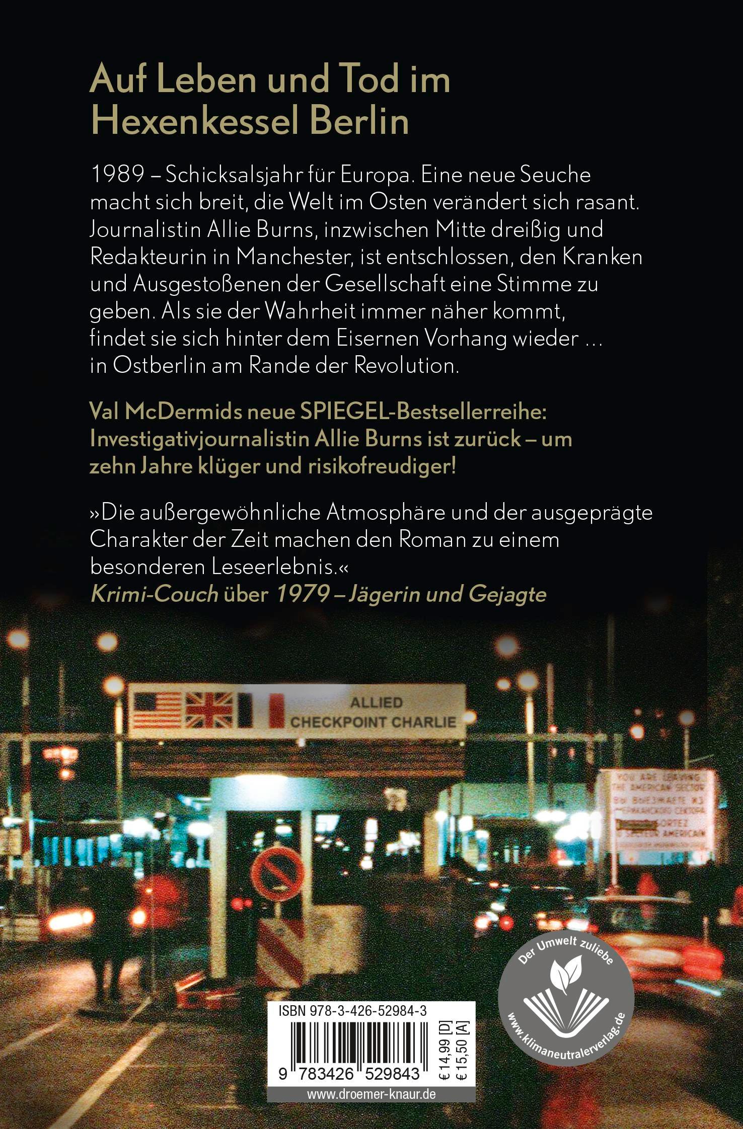 Rückseitencover 1989 - Wahrheit oder Tod