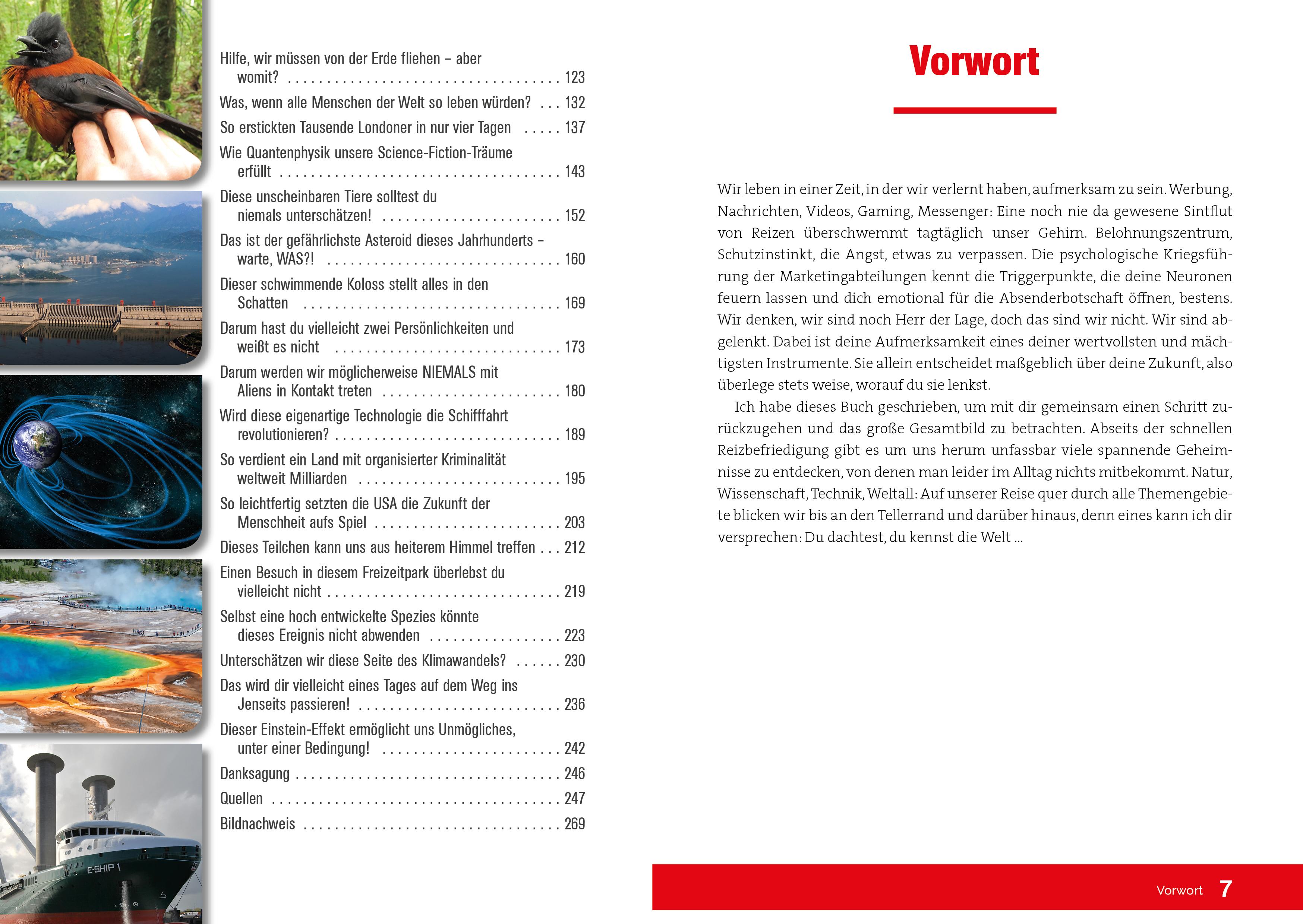 Beispielinhalt (Bild) Du dachtest, du kennst die Welt...