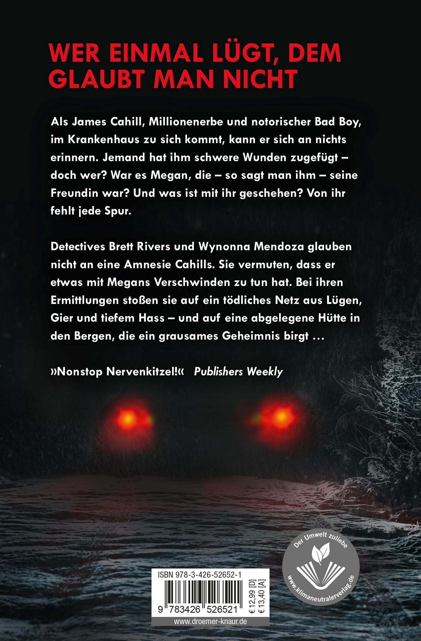 Rückseitencover Liar - Tödlicher Verrat