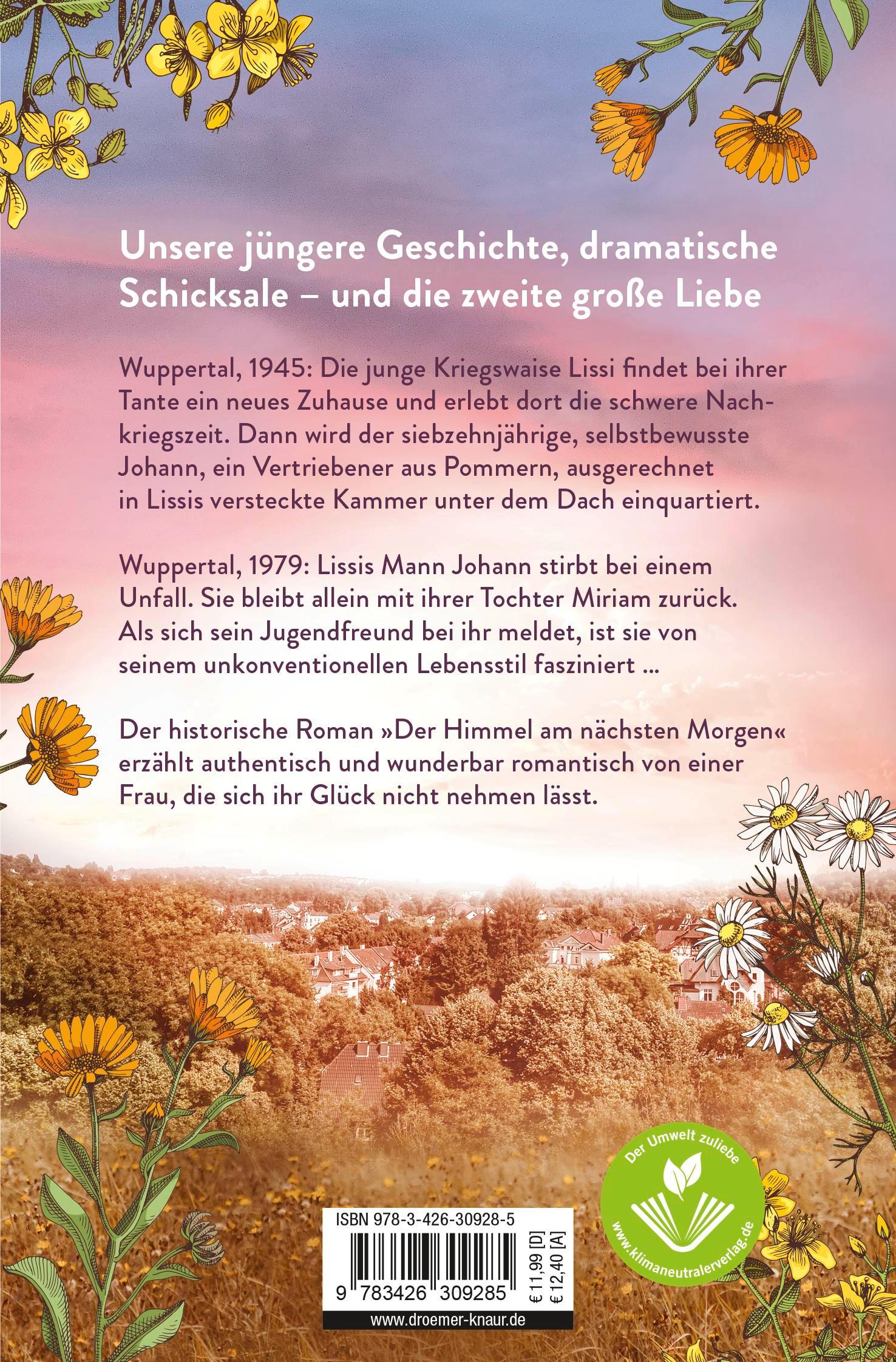 Rückseitencover Der Himmel am nächsten Morgen