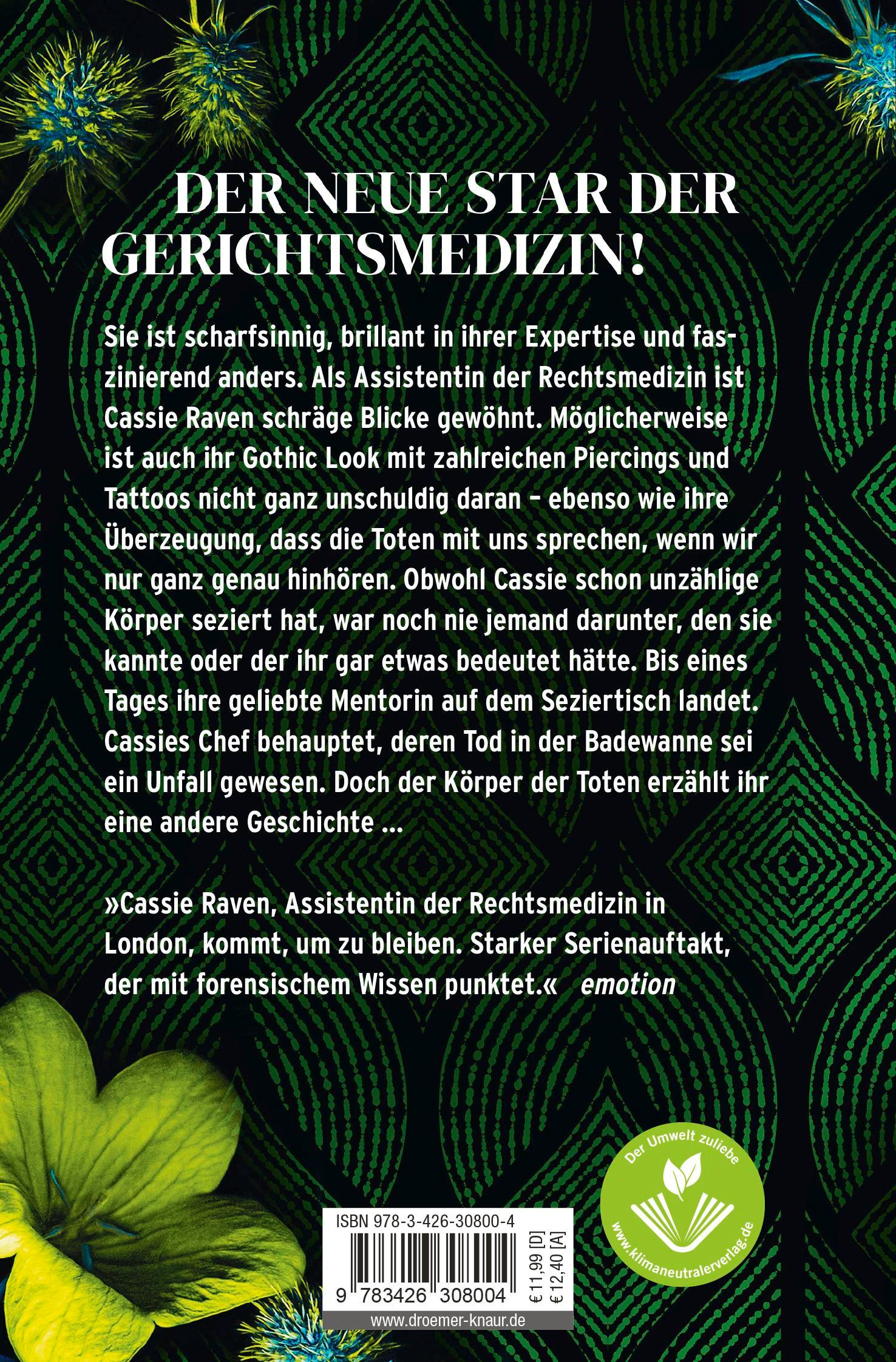 Rückseitencover Tote schweigen nie
