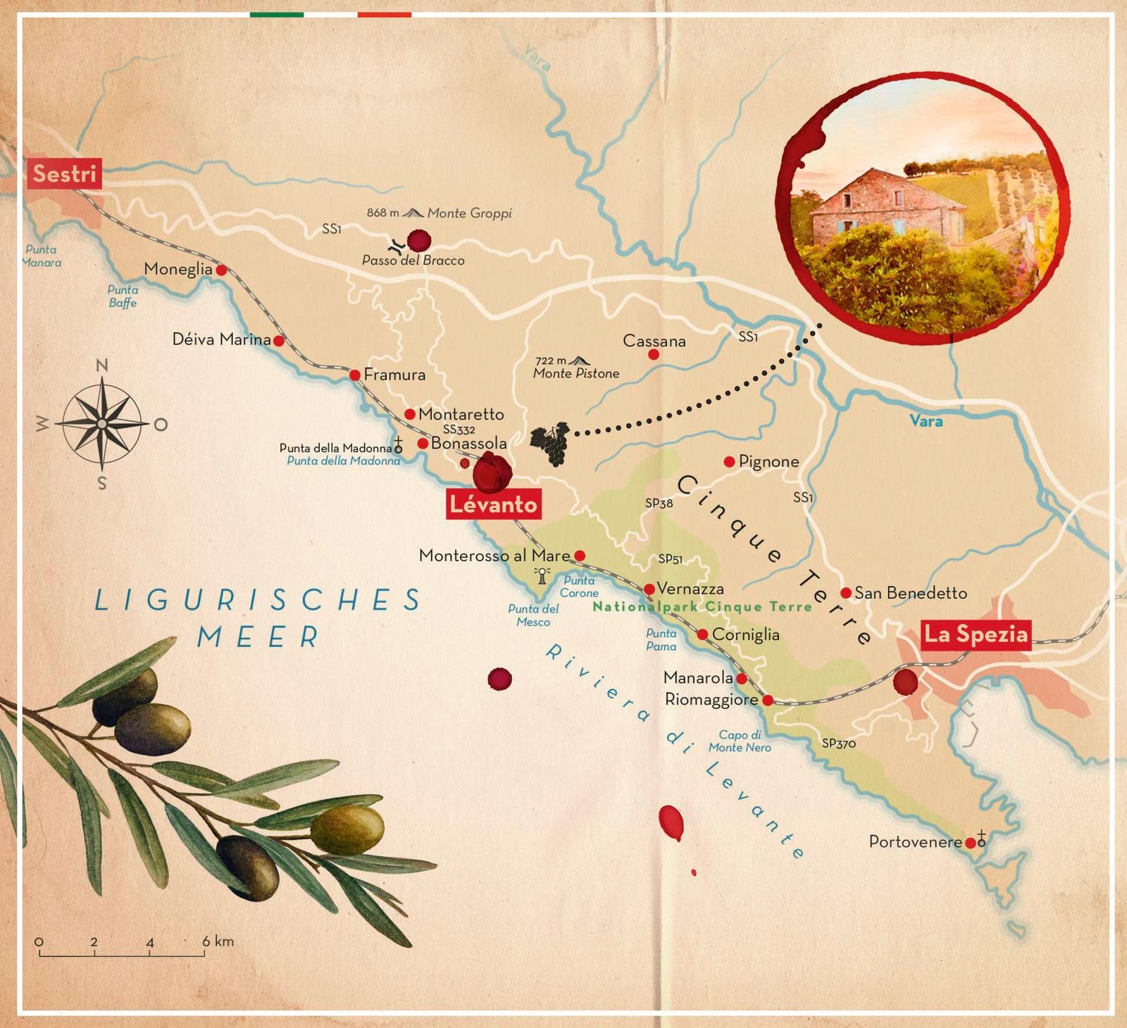 Beispielinhalt (Bild) Abschied auf Italienisch