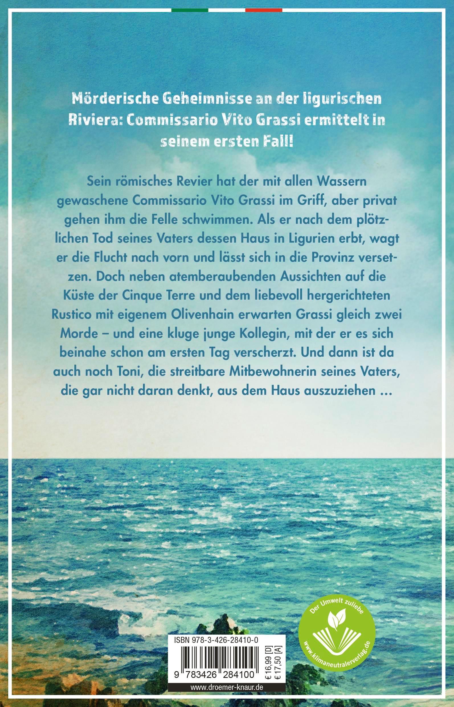 Rückseitencover Abschied auf Italienisch