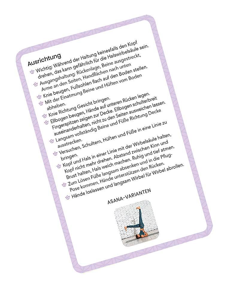 Beispielinhalt (Bild) Deine Yoga-Box