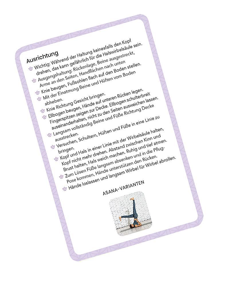 Beispielinhalt (Bild) Deine Yoga-Box