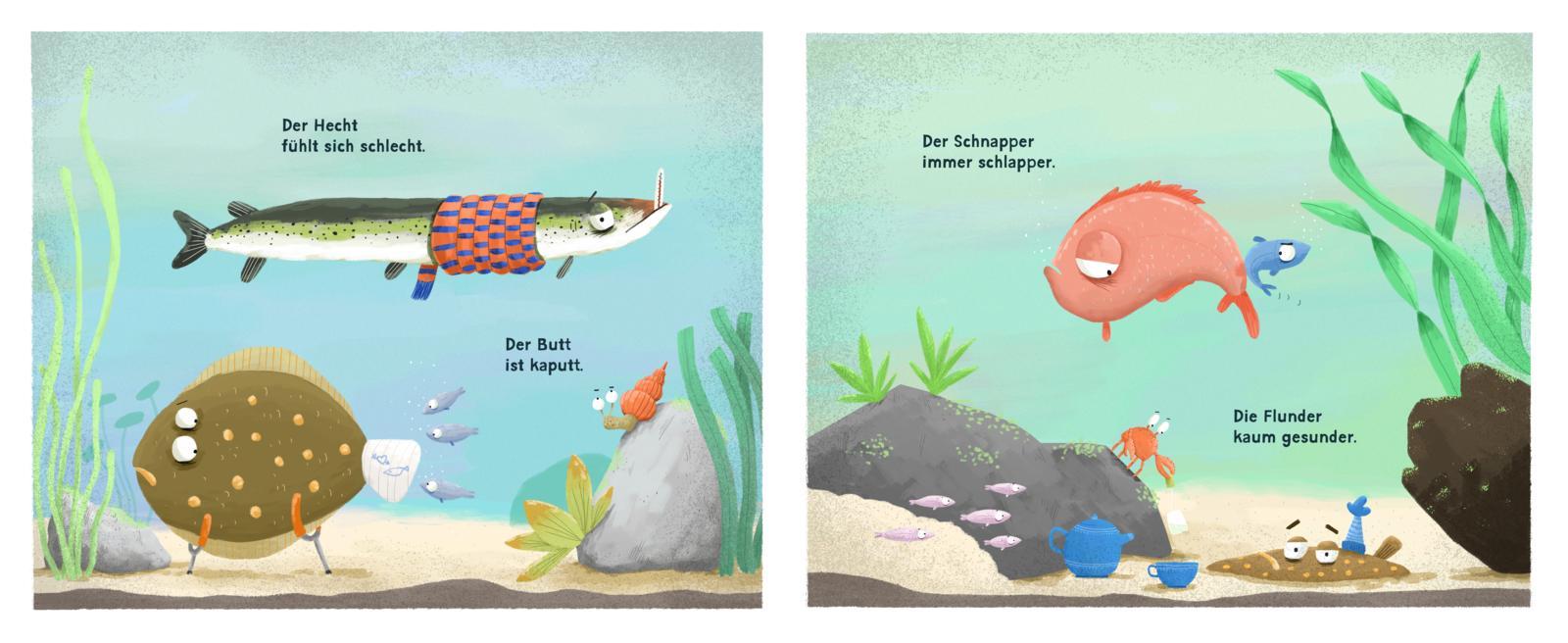 Beispielinhalt (Bild) Das Aquarium bleibt heute geschlossen