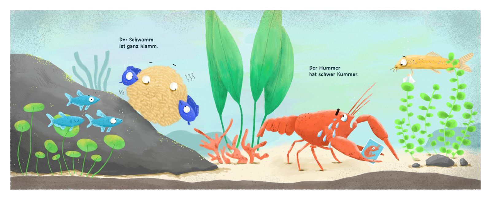 Beispielinhalt (Bild) Das Aquarium bleibt heute geschlossen