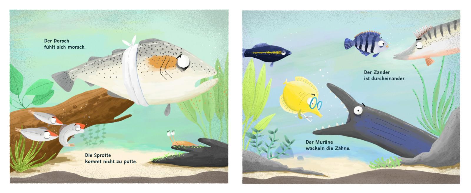 Beispielinhalt (Bild) Das Aquarium bleibt heute geschlossen