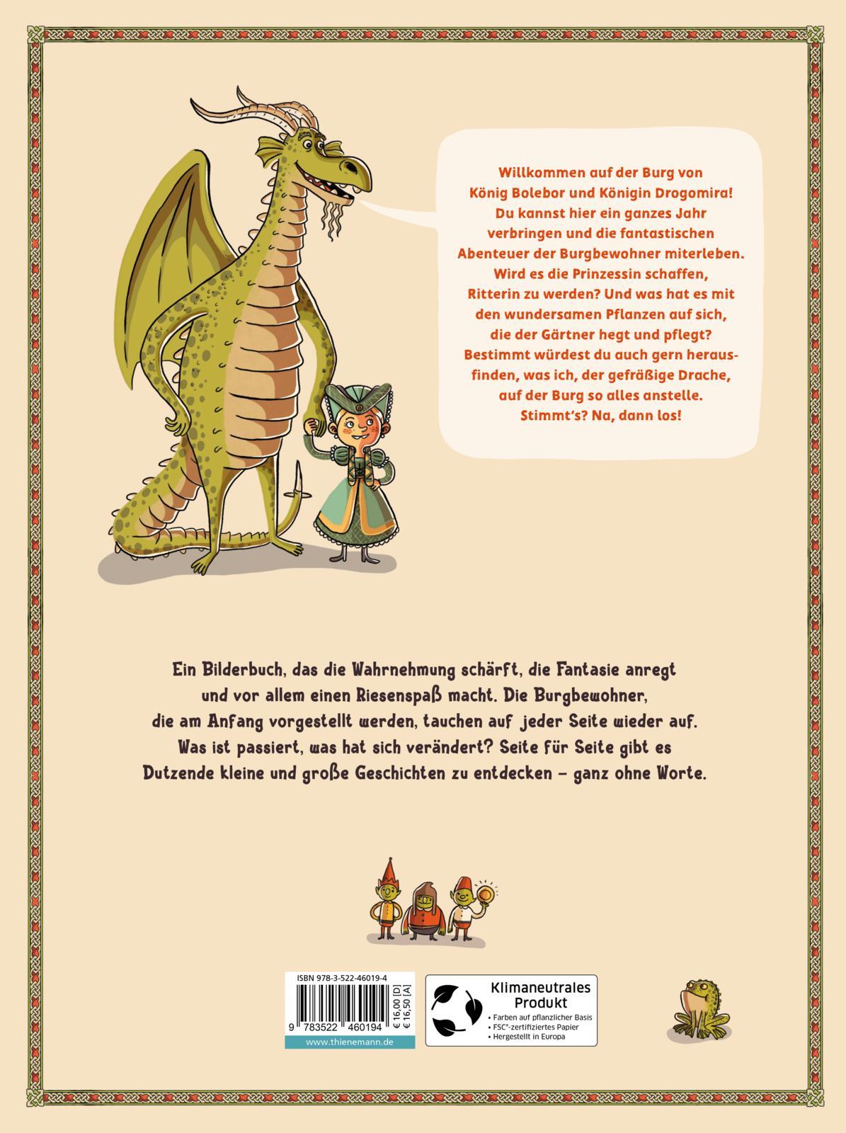 Rückseitencover Ein Jahr auf der Burg