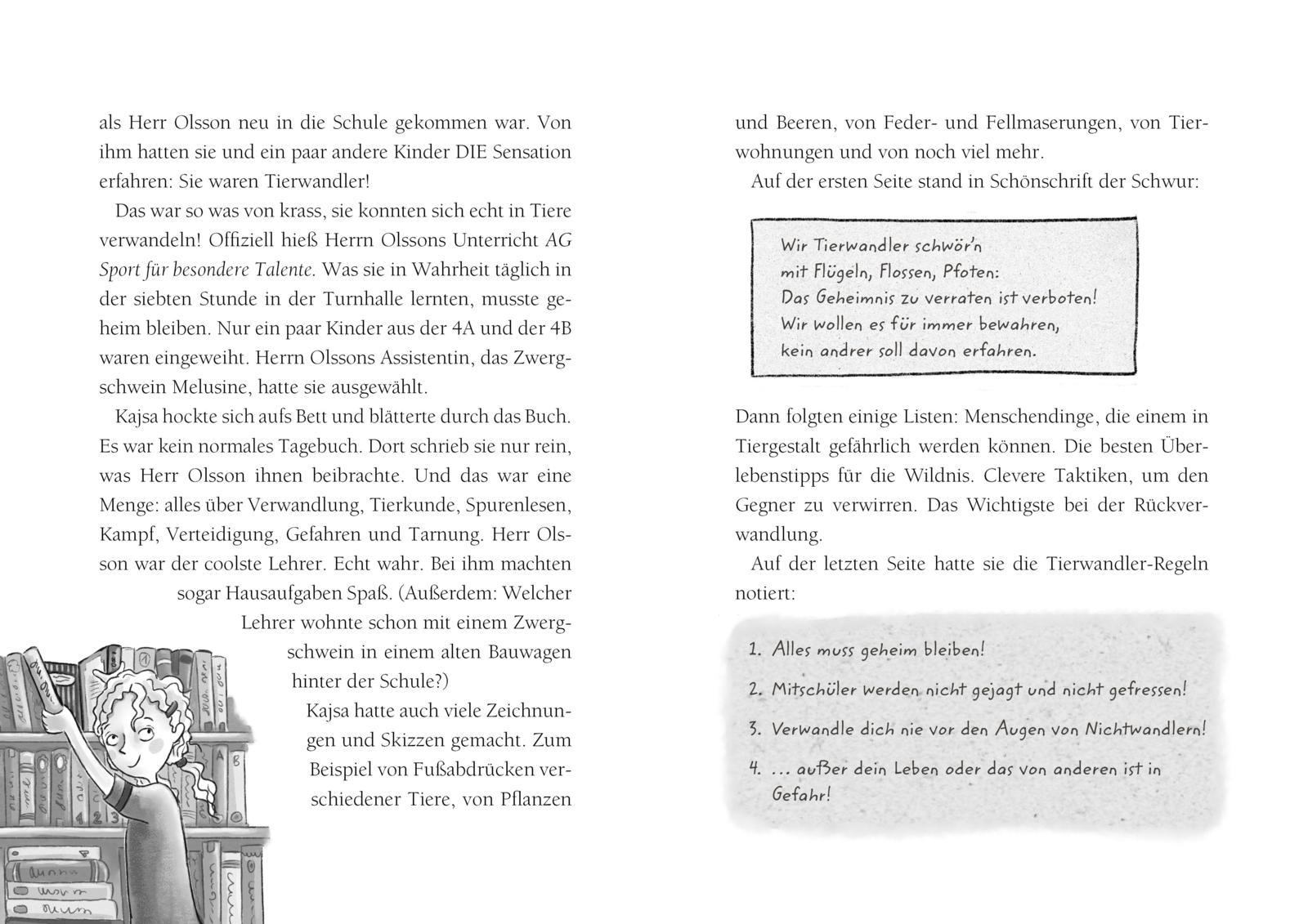 Beispielinhalt (Bild) Die Tierwandler 7: Hier steppt der Bär!