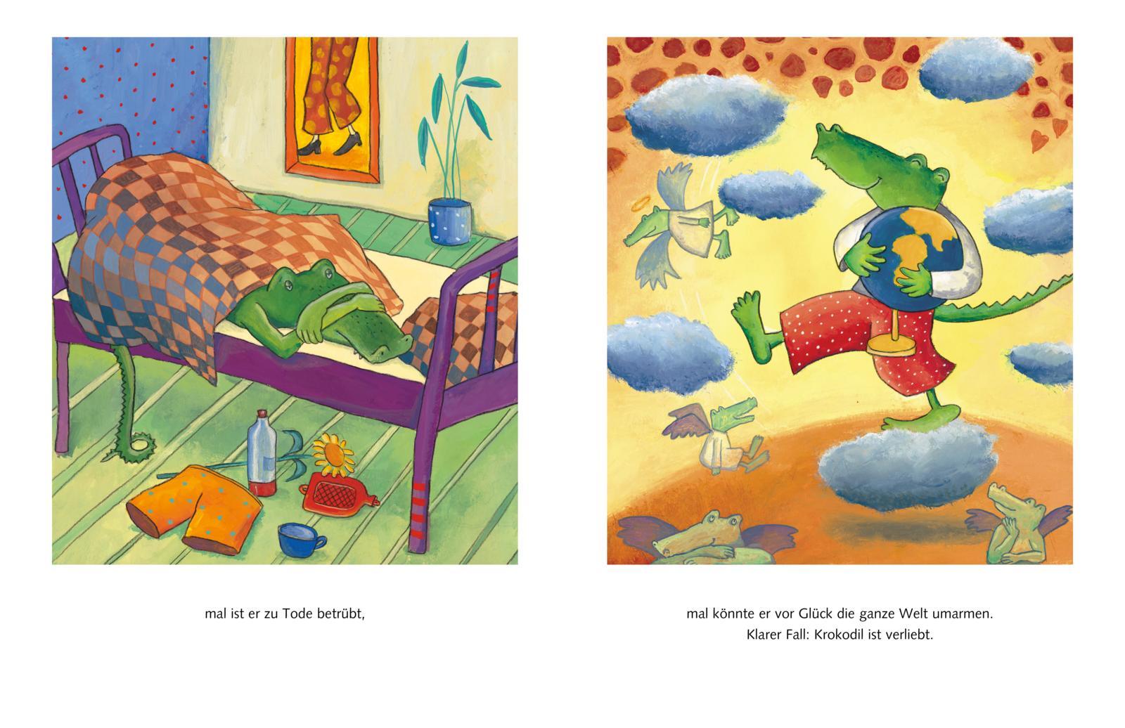 Beispielinhalt (Bild) Krokodil und Giraffe: Alle Geschichten von Krokodil und Giraffe