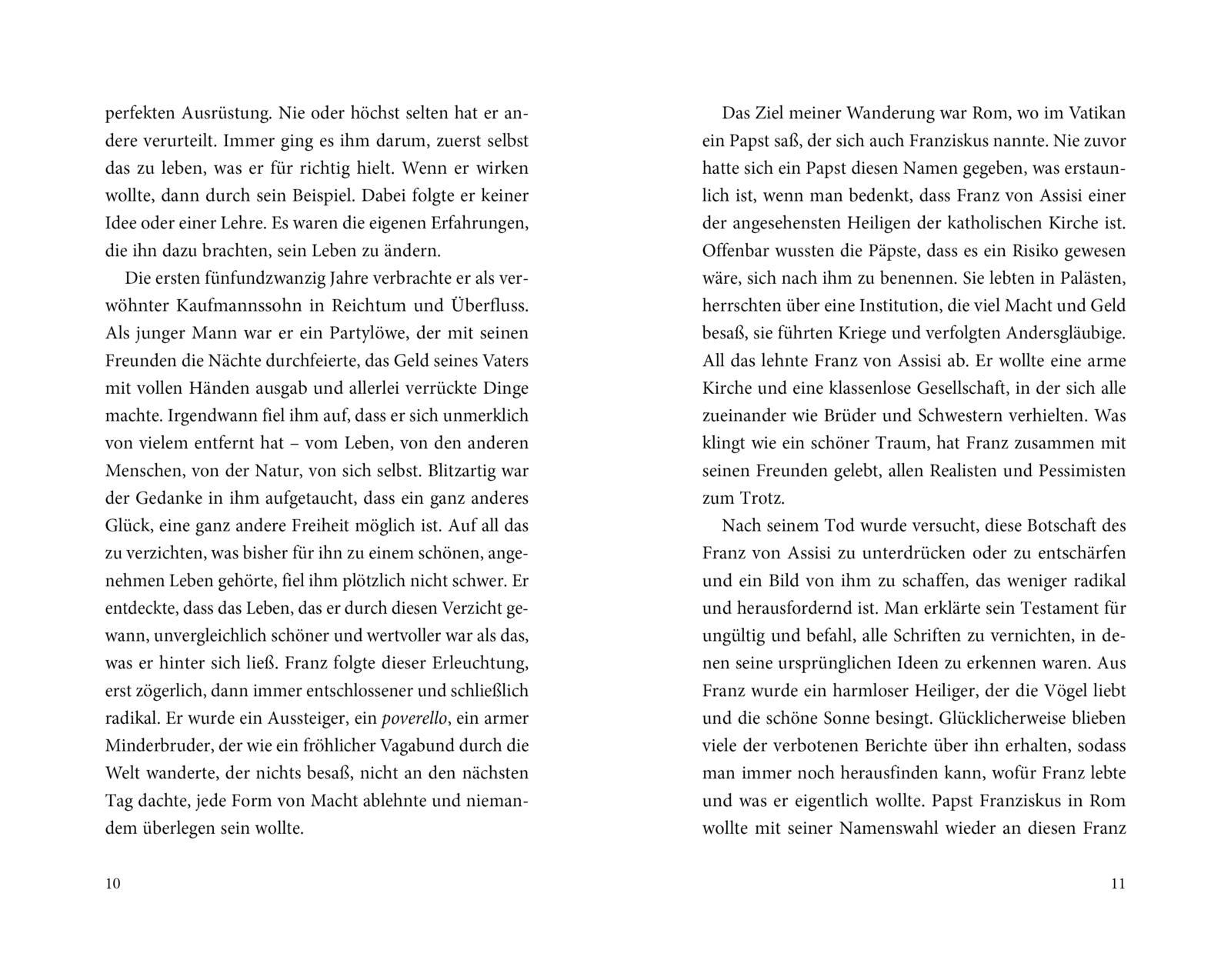 Beispielinhalt (Bild) Franz von Assisi