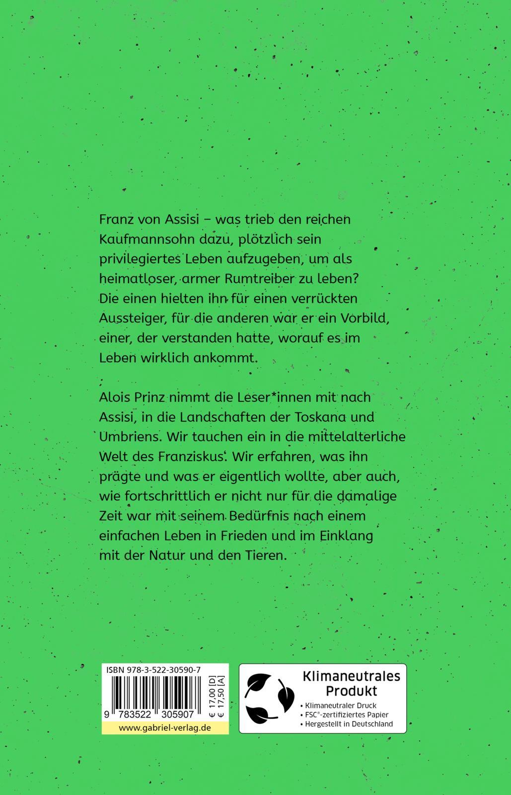 Rückseitencover Franz von Assisi