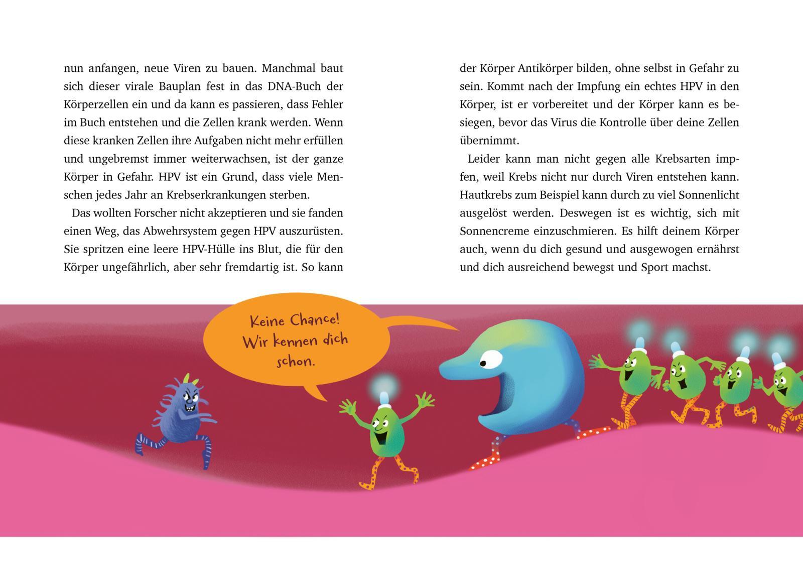 Beispielinhalt (Bild) Wie ist das mit dem Krebs?