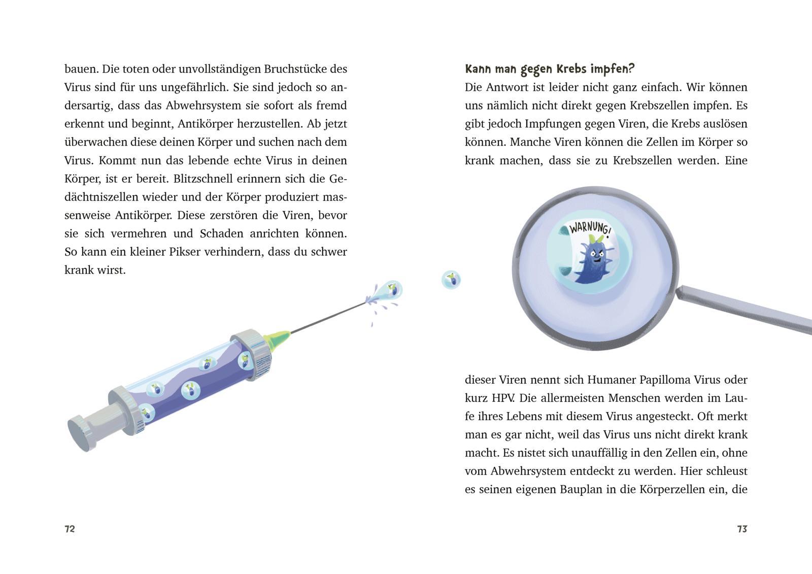 Beispielinhalt (Bild) Wie ist das mit dem Krebs?