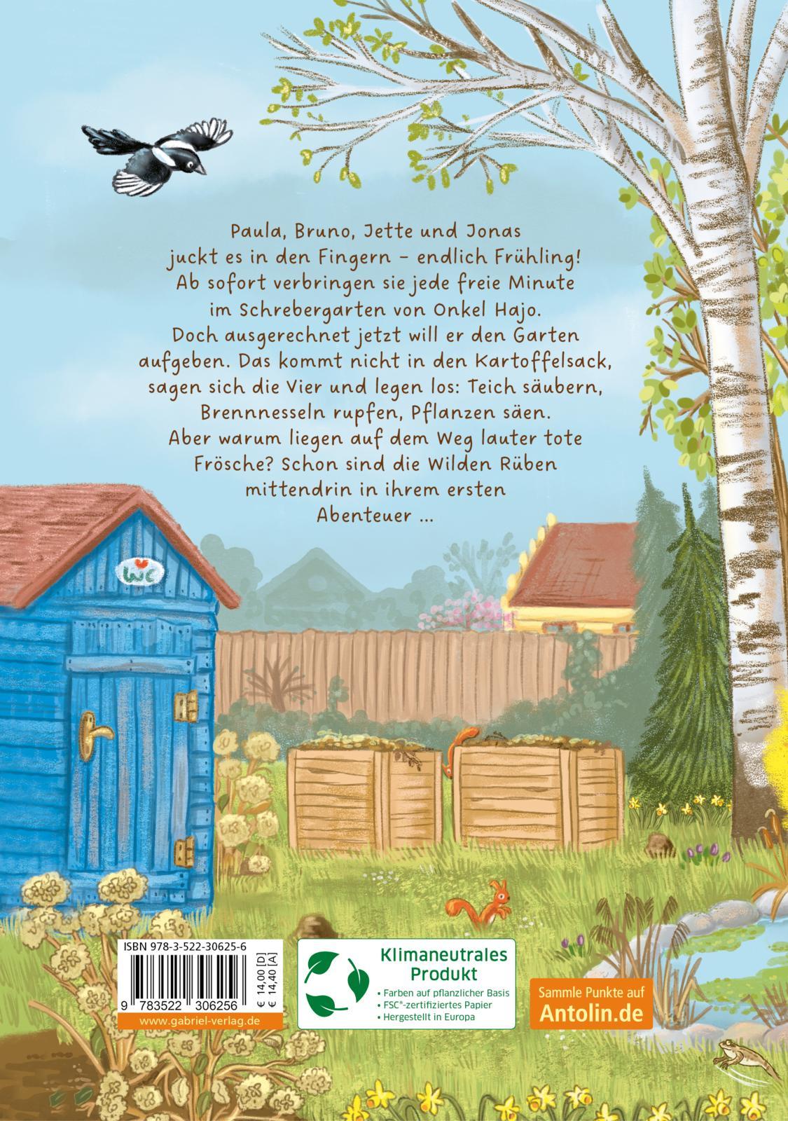 Rückseitencover Die Wilden Rüben 1: Das Geheimnis von Garten Nr. 8