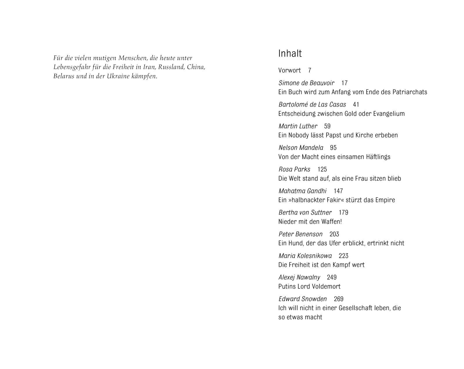 Beispielinhalt (Bild) Mutige Menschen