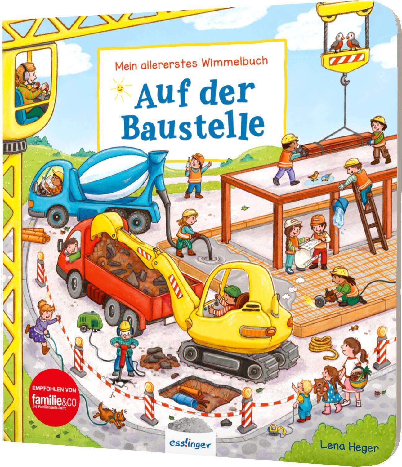 Vorderes Coverbild Mein allererstes Wimmelbuch: Auf der Baustelle