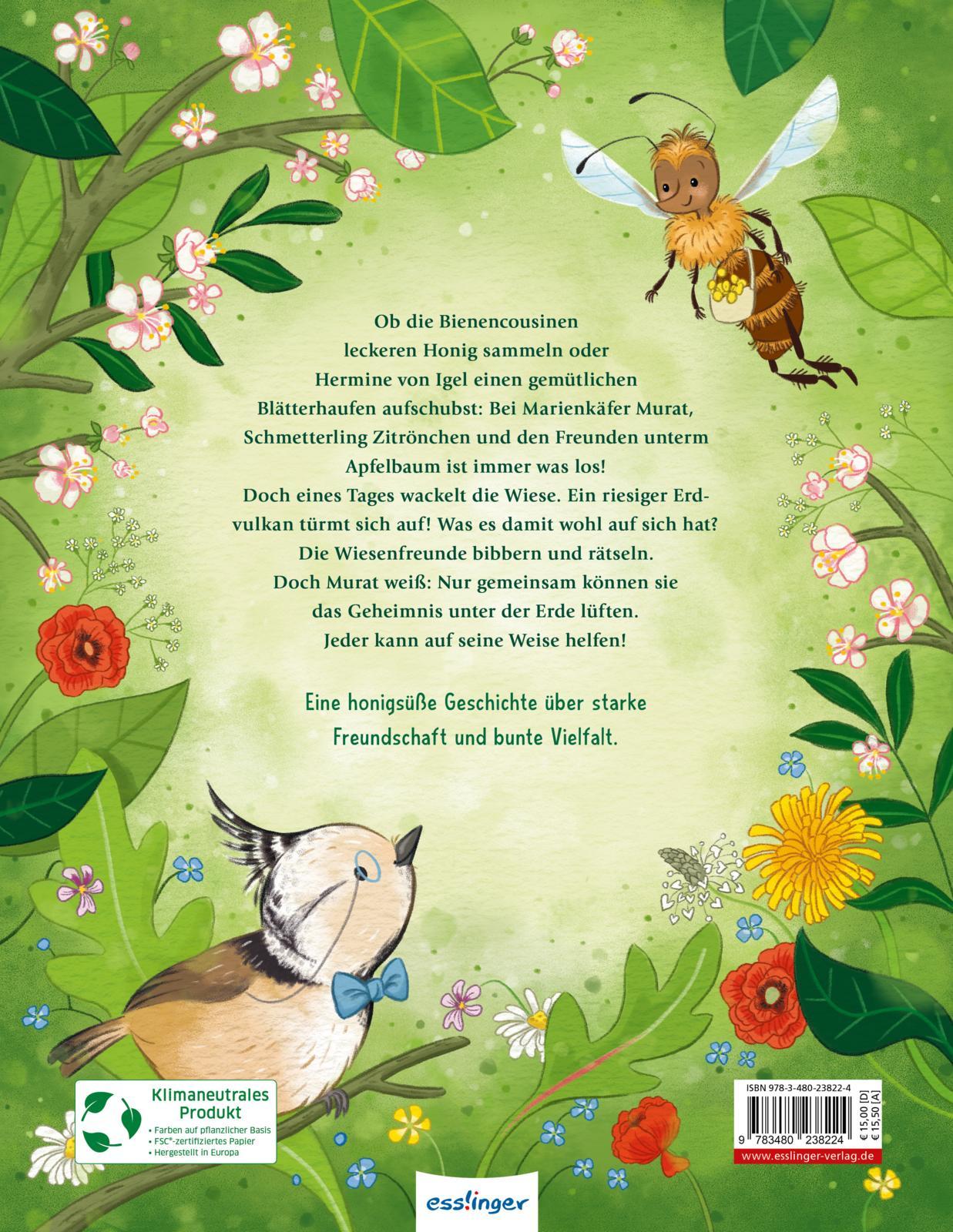 Rückseitencover Die Wiesenfreunde und das Geheimnis unterm Apfelbaum