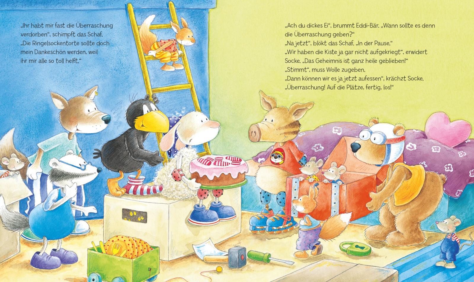 Beispielinhalt (Bild) Der kleine Rabe Socke: Alles gespielt!