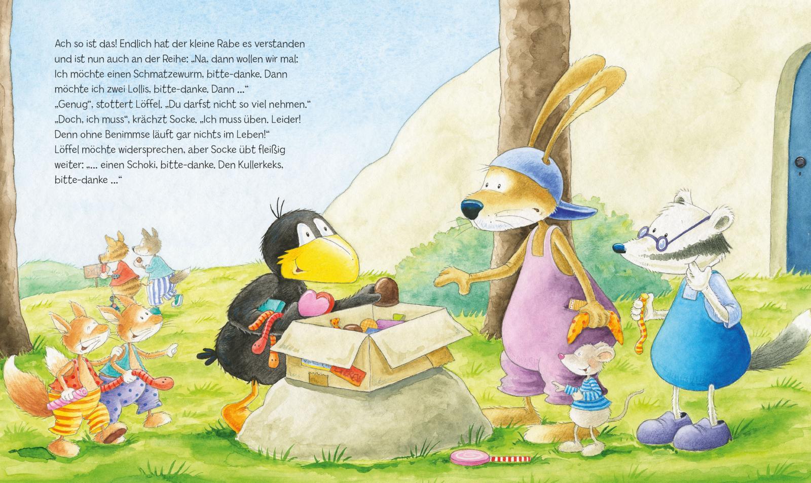 Beispielinhalt (Bild) Der kleine Rabe Socke: Alles gespielt!