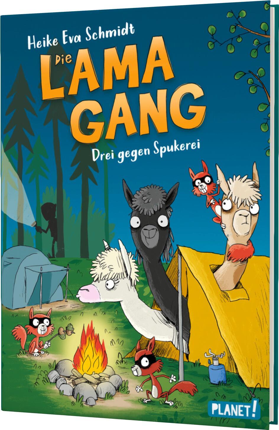 Vorderes Coverbild Die Lama-Gang. Mit Herz & Spucke 3: Drei gegen Spukerei