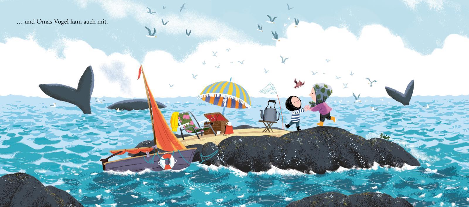 Beispielinhalt (Bild) Nick und der Sommer mit Oma