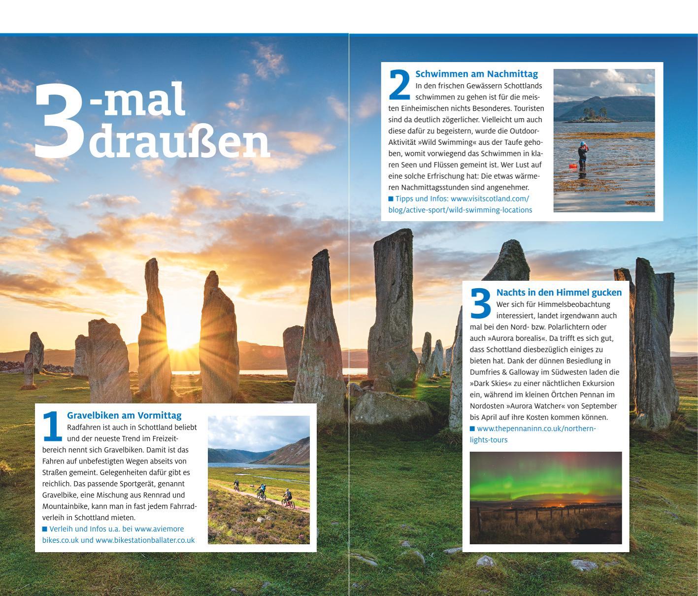 Beispielinhalt (Bild) ADAC Reiseführer plus Schottland