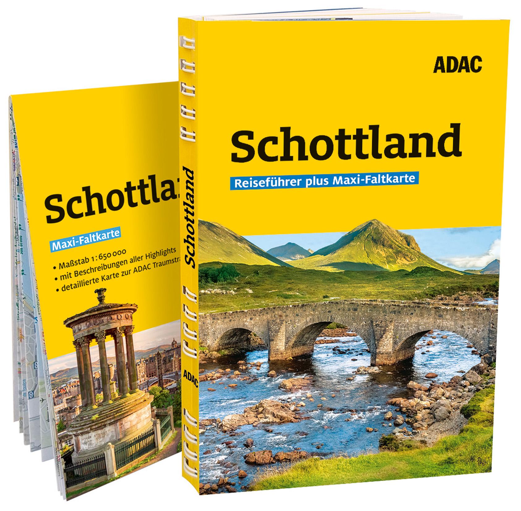 Vorderes Coverbild ADAC Reiseführer plus Schottland