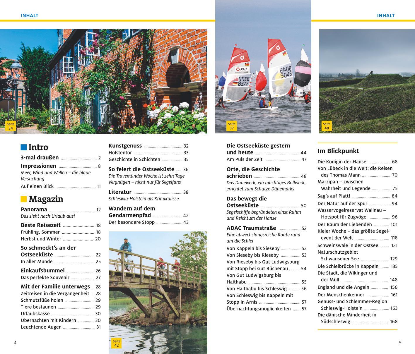 Beispielinhalt (Bild) ADAC Reiseführer plus Ostseeküste Schleswig-Holstein