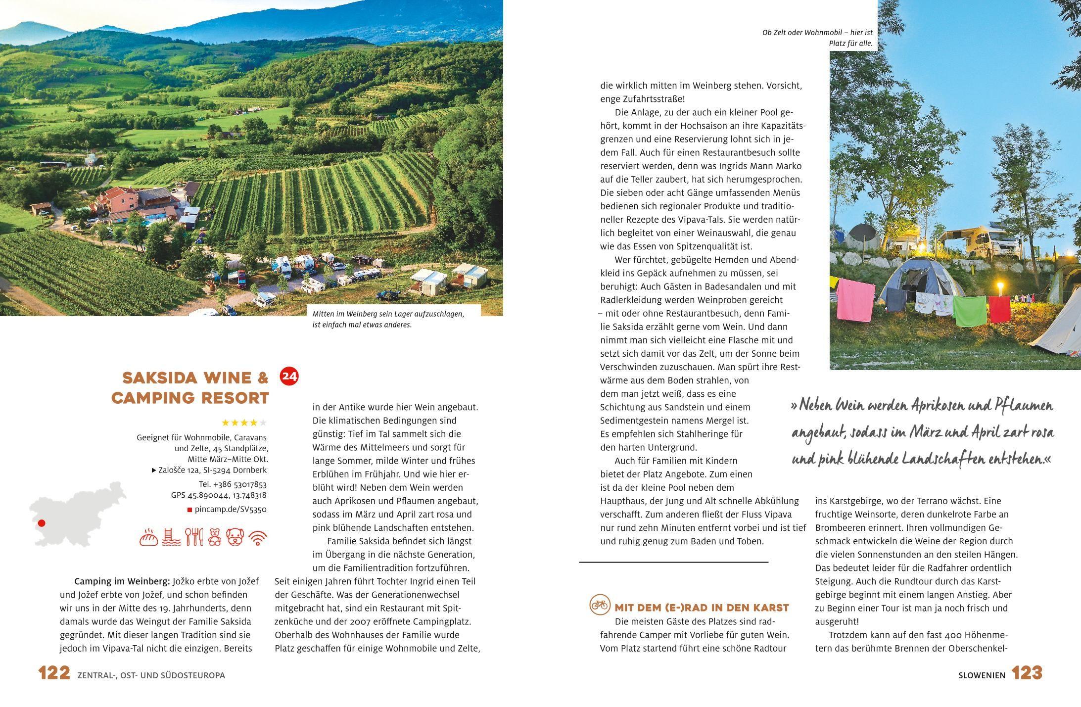 Beispielinhalt (Bild) Yes we camp! Secret Campsites (Europa)