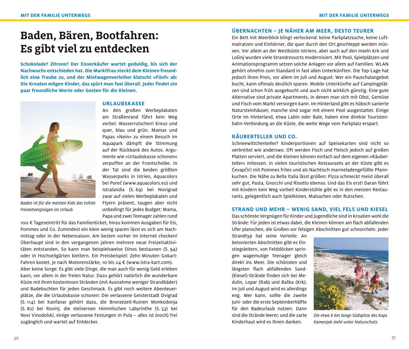 Beispielinhalt (Bild) ADAC Reiseführer plus Istrien und Kvarner-Bucht