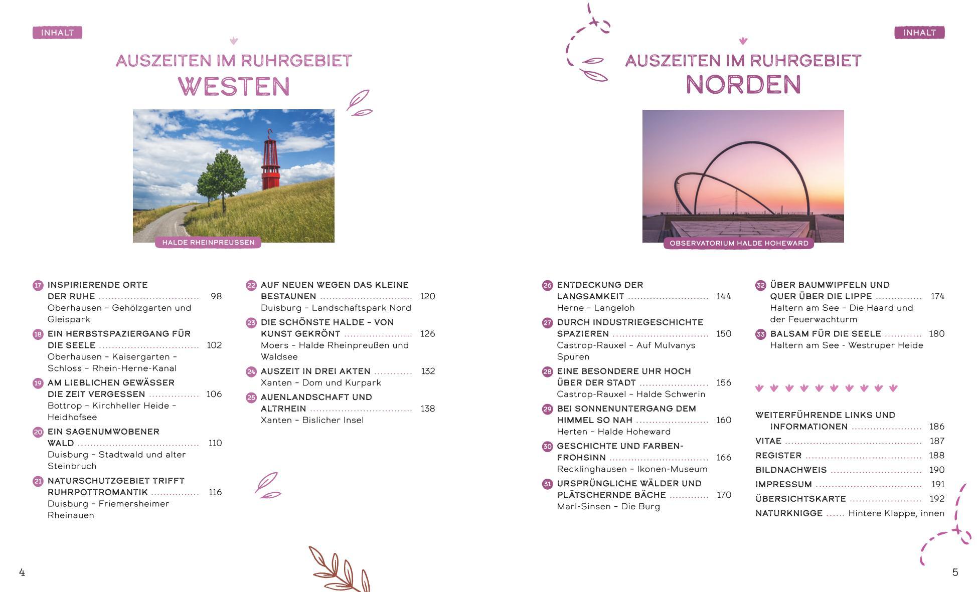 Beispielinhalt (Bild) Auszeiten für die Seele im Ruhrgebiet