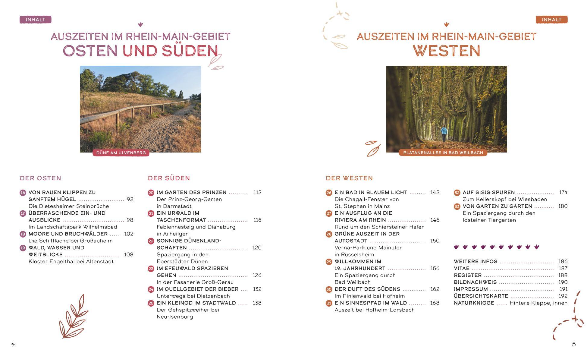 Beispielinhalt (Bild) Auszeiten für die Seele im Rhein-Main-Gebiet