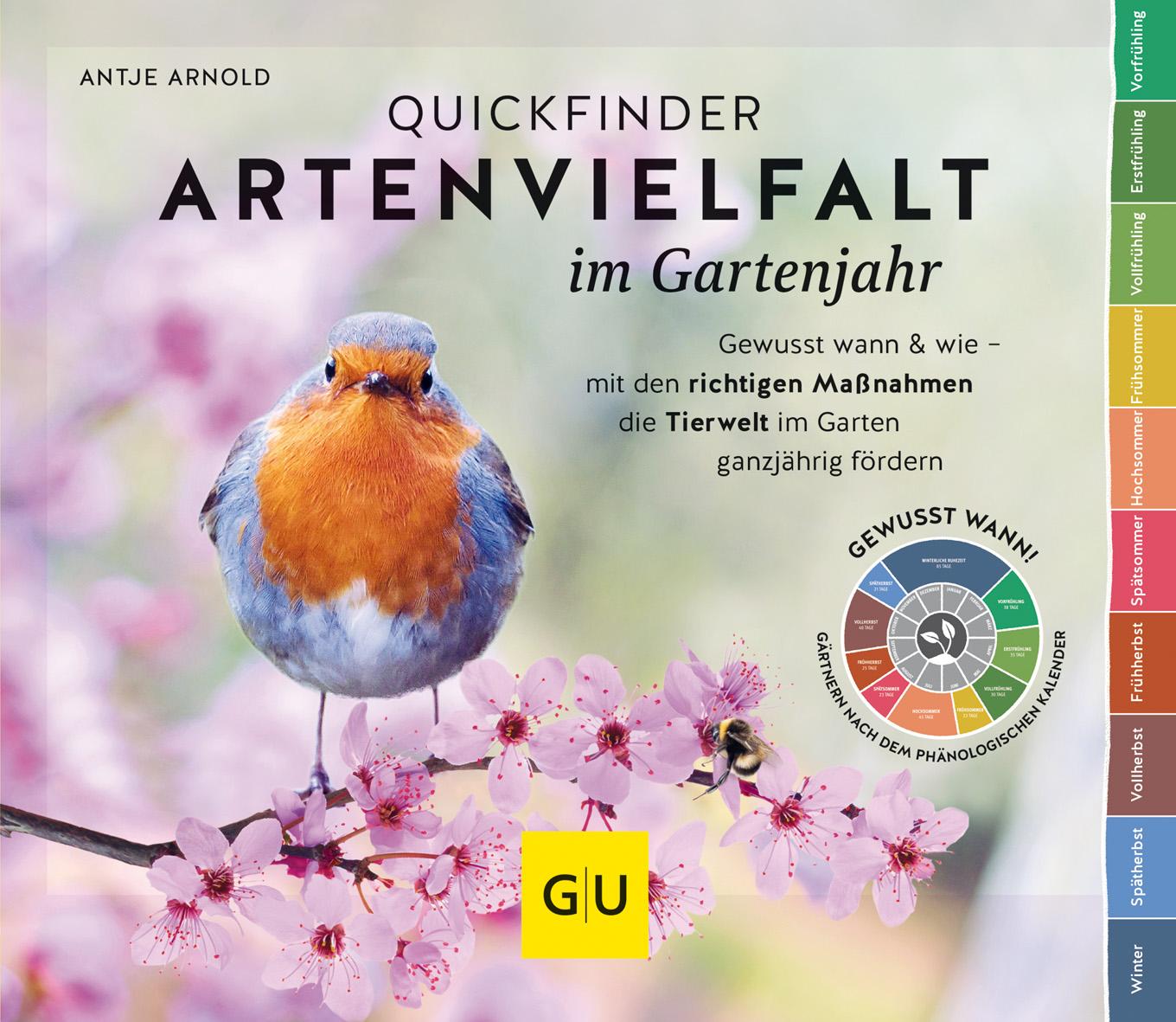 Vorderes Coverbild Quickfinder Artenvielfalt im Gartenjahr