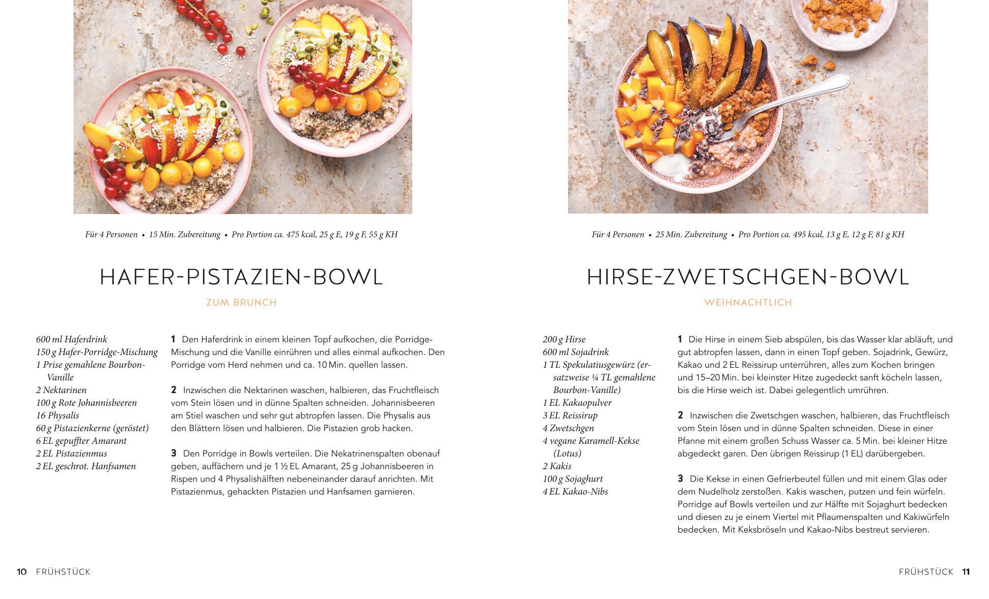 Beispielinhalt (Bild) Happy Vegan Bowls