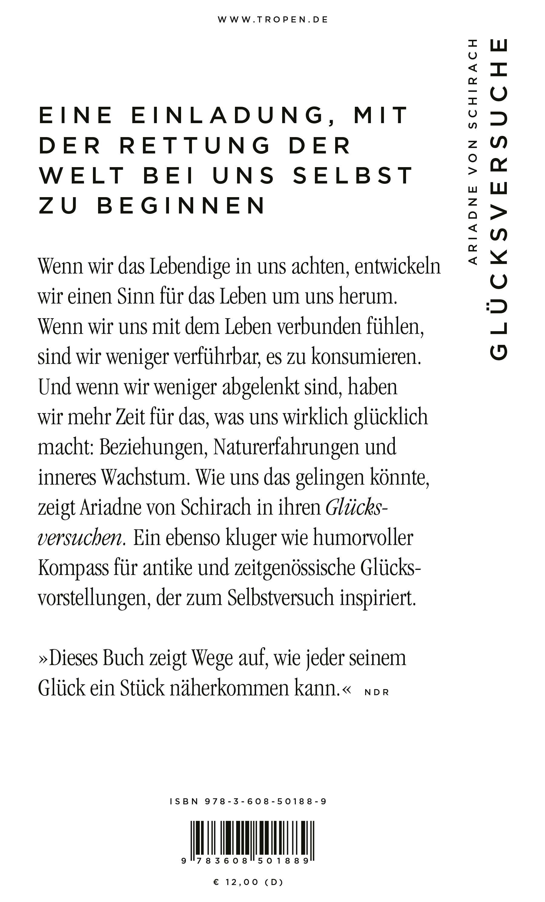 Rückseitencover Glücksversuche