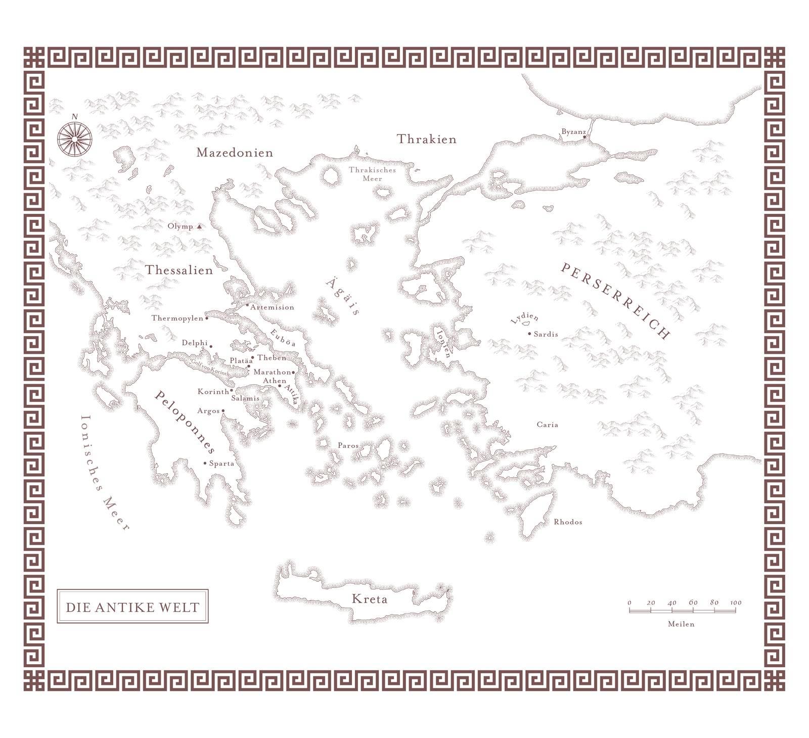 Beispielinhalt (Bild) Attika. Die Verteidiger Athens