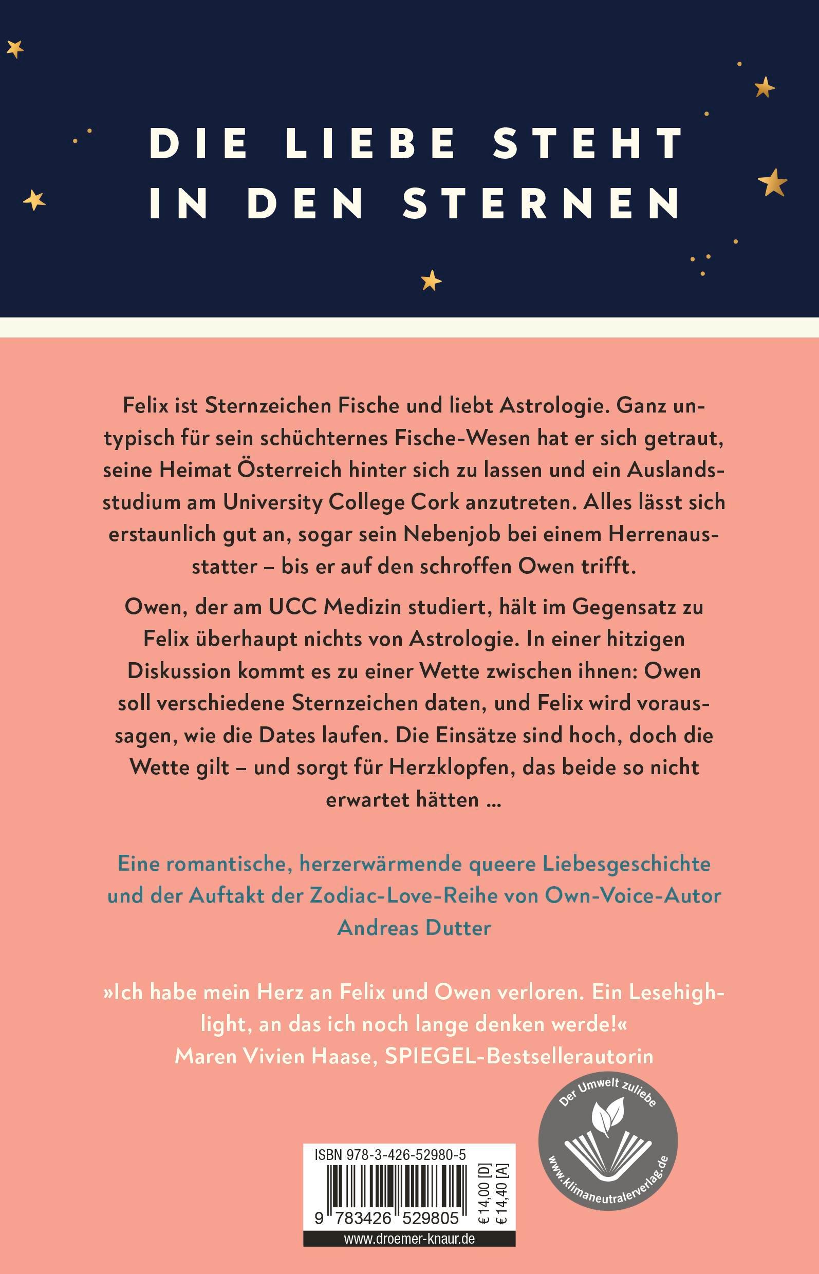 Rückseitencover Zodiac Love: Starlight in Our Dreams