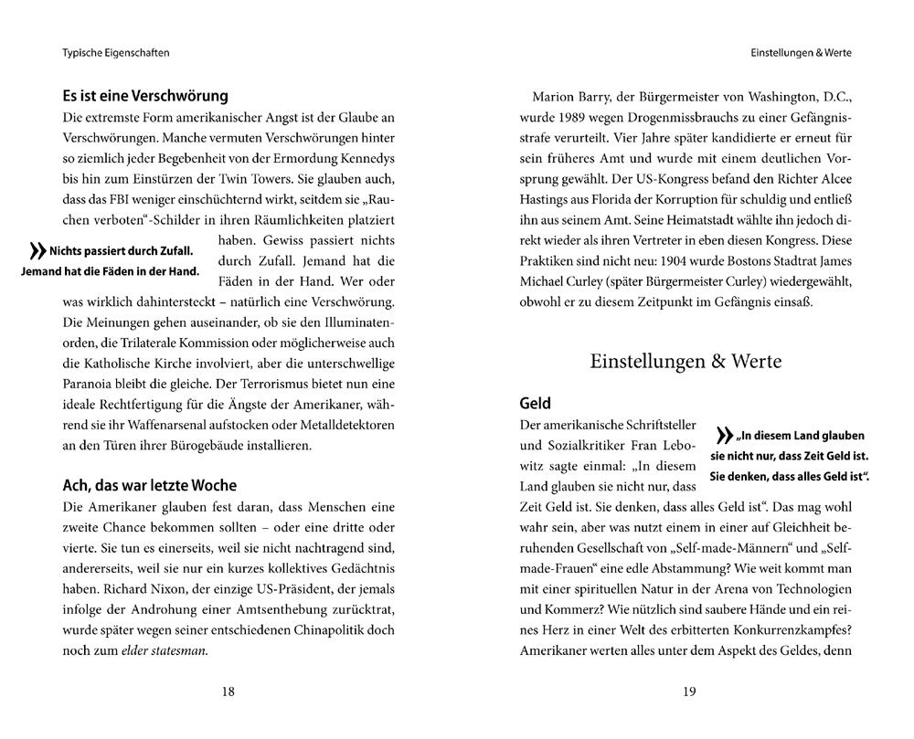 Beispielinhalt (Bild) So sind sie, die Amerikaner