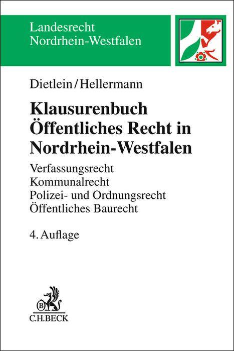 Vorderes Coverbild Klausurenbuch Öffentliches Recht in Nordrhein-Westfalen