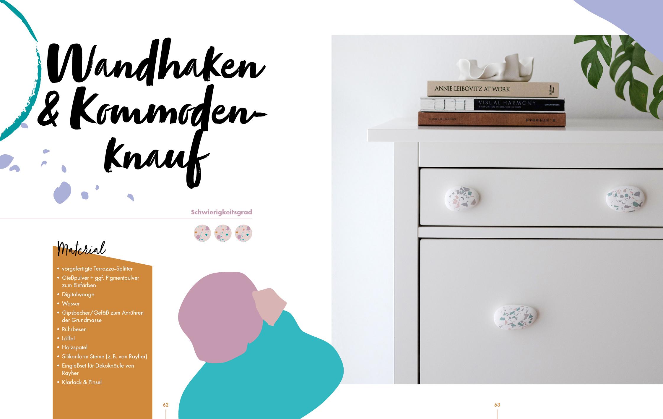 Beispielinhalt (Bild) Terrazzo-Dekoideen einfach selber gießen