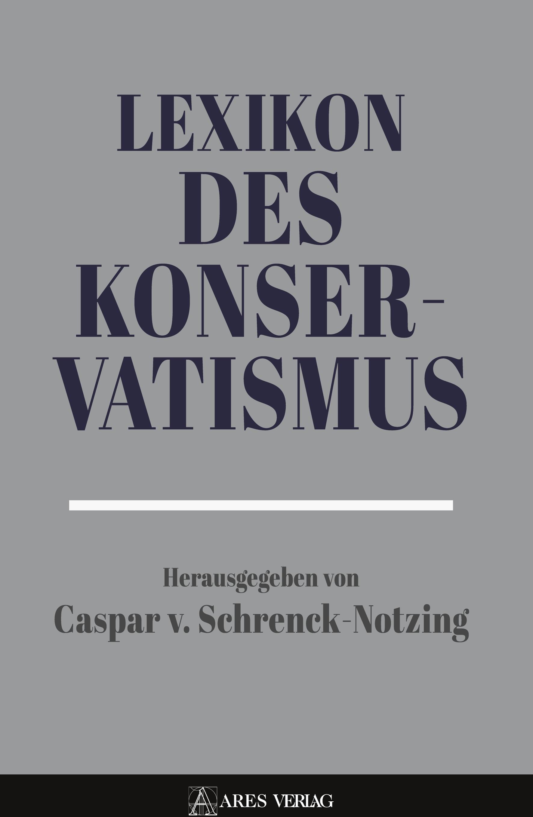 Vorderes Coverbild Lexikon des Konservatismus