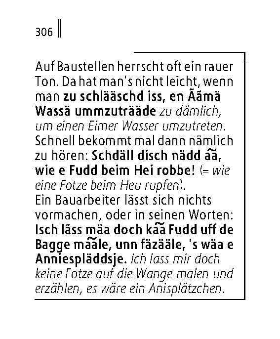 Beispielinhalt (Bild) Langenscheidt Lilliput Hessisch