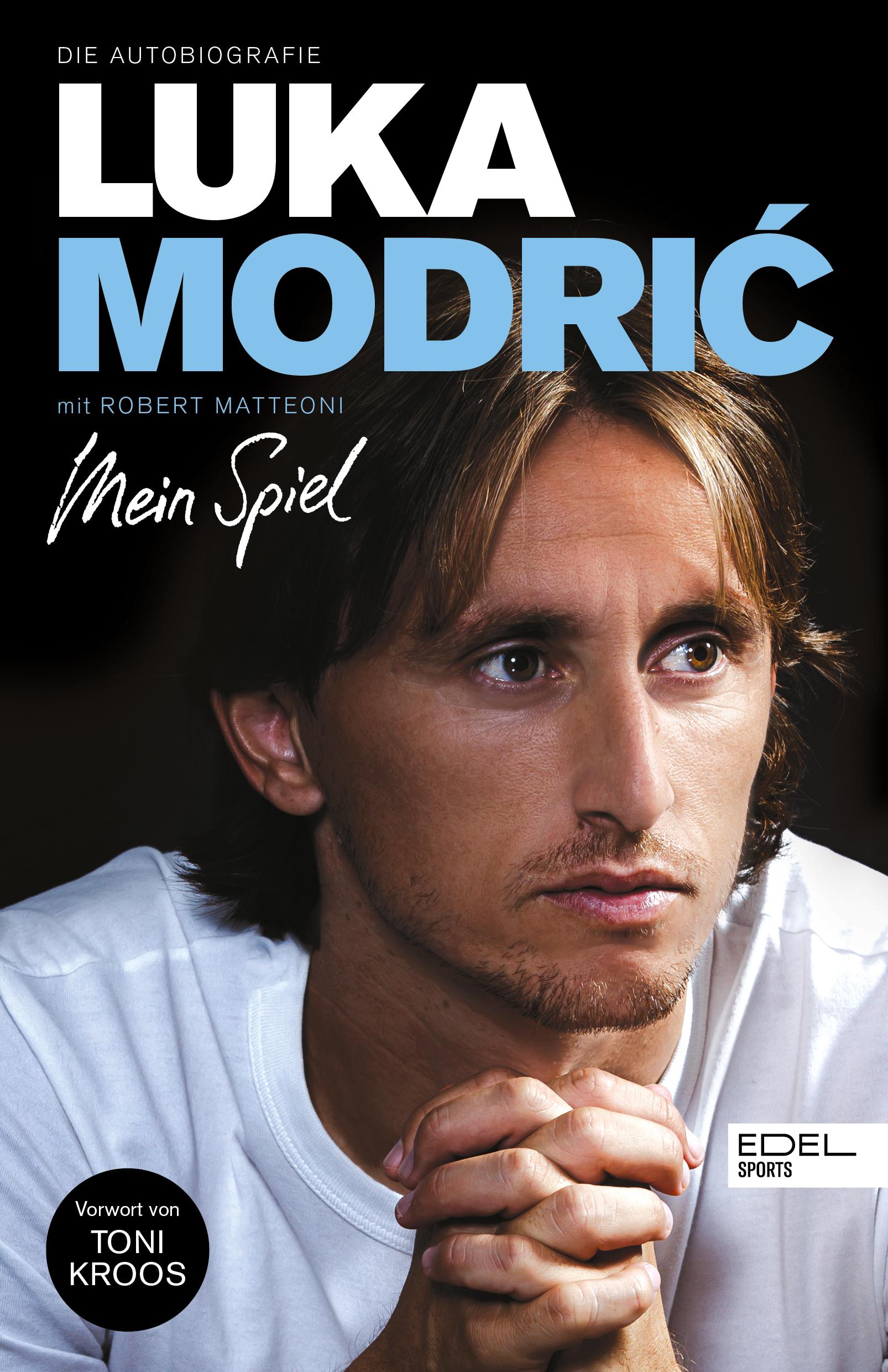 Vorderes Coverbild Luka Modric. Mein Spiel