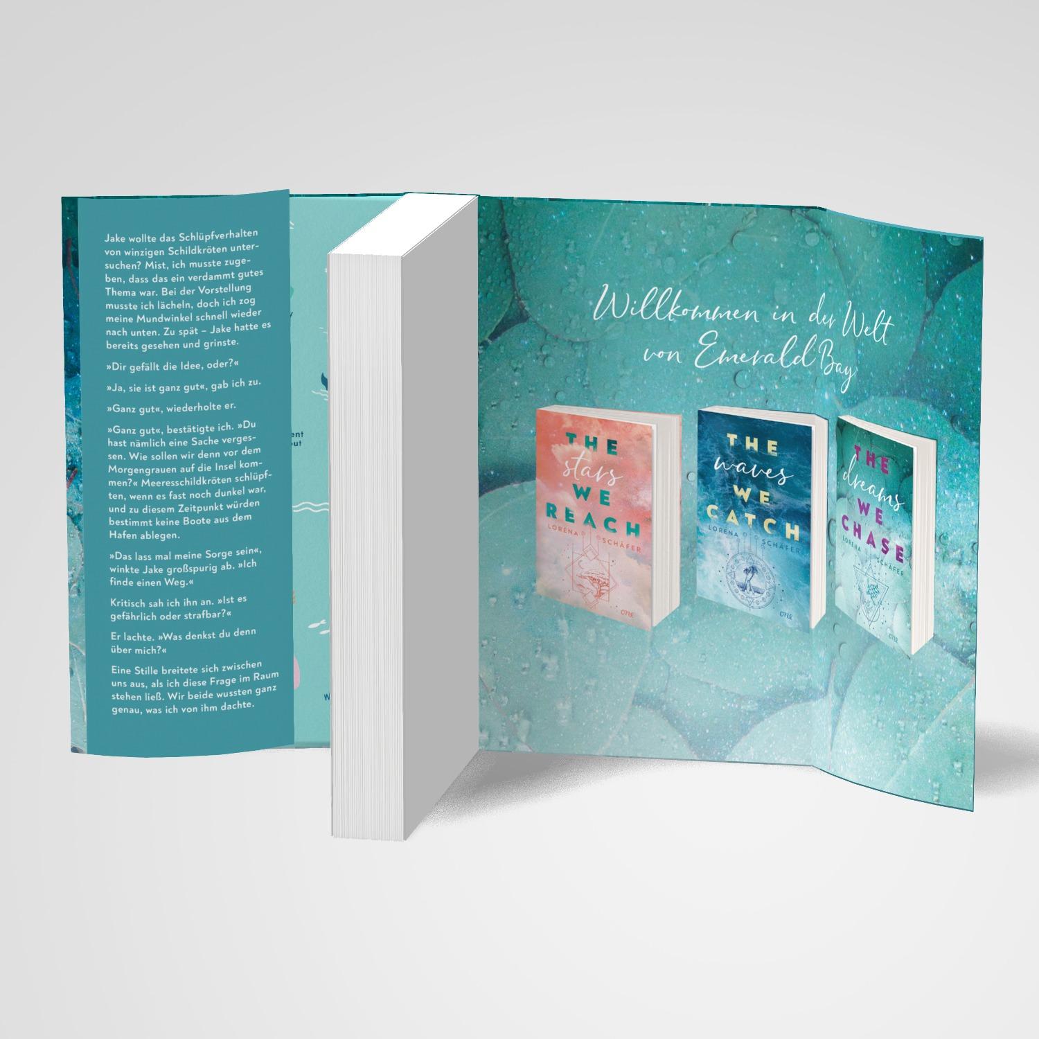 Beispielinhalt (Bild) The dreams we chase - Emerald Bay, Band 3